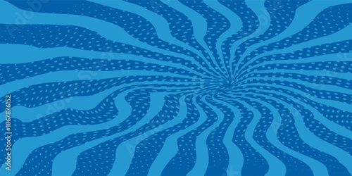 comic background. pop art texture. starburst cartoon style. anime design with explosion effect for print. fun dot pattern. blue backdrop with halftone gradient.eps.10.