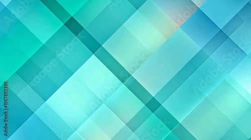 Abstract geometric pattern with blue and teal colors