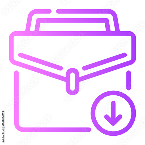 down arrow gradient icon