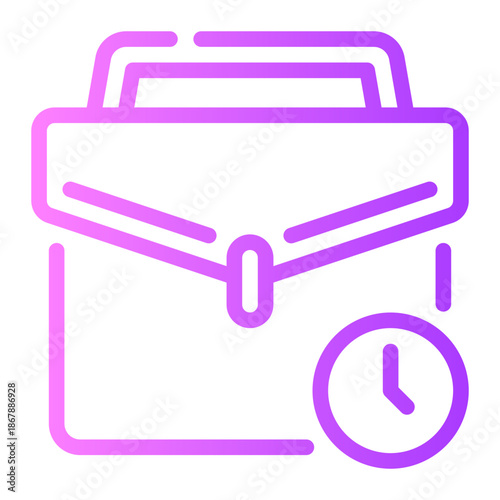 time gradient icon