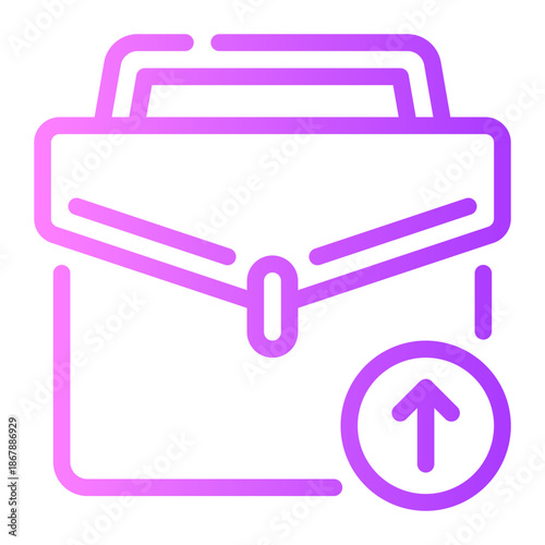 up arrow gradient icon