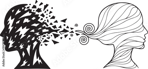 Mental Clarity and Chaos in the Mind Concept