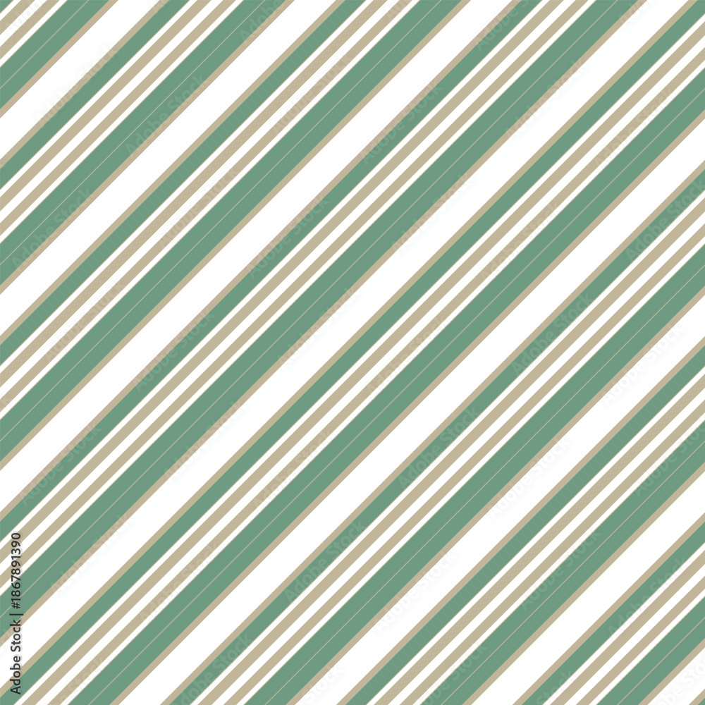 Obraz premium Douglas Fir Green and Distant Valley Linear Diagonal Pattern Seamless Vector Design