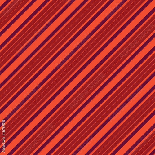 Printable Stripe Pattern Diagonal in Flame Angelfish and Her Fierceness Seamless Design