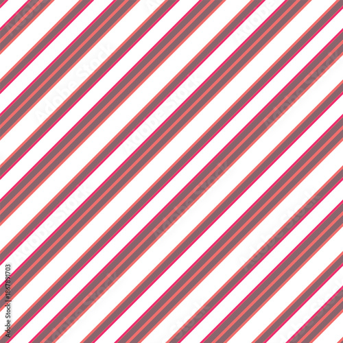 Digital Wallpaper Diagonal Stripe in Glazed Ringlet and Breeze Of Chilli Seamless Background