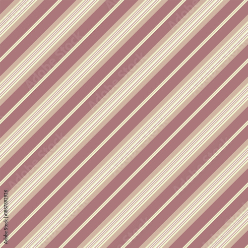 Modern Diagonal Stripes Pattern in Menoth White Highlight Handmade Red Fabric Print Design