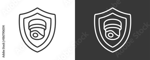 Security Camera Icon Set Vector Collection Isolated In Black And White