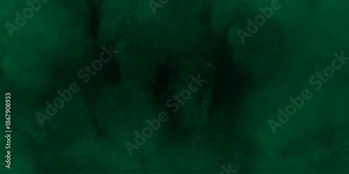 abstract cloud and vapor texture background. Black and Green smoke aquarelle smudge illustration smooth grungy smokey light pastel colors ink glow. Teal color powder explosion