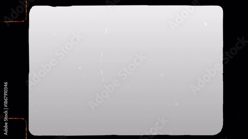 Vintage 16mm Film Border – Expired Film Burn Overlay 4K