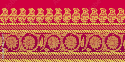 Photos beautiful graphic saree design and this sari design is in Indian style which is