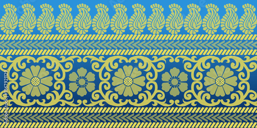 beautiful graphic saree design and this sari design is in Indian style which is for textile fashion industry and it can be used as wallpaper backdrop and website bg this style is originated in india