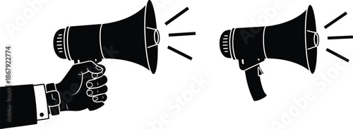 Black bottle and carton packaging icons set on transparent background silhouette