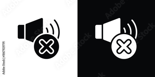 Mute Icon Sheet Shopper Icon Set Black And White