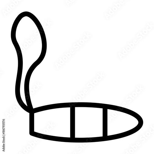 Cigar line icon