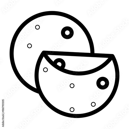 tortillas line icon
