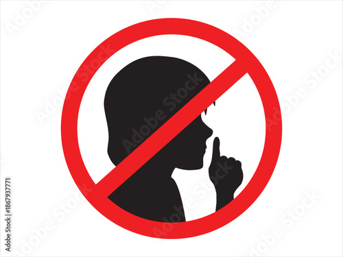 Hand Drawn Do Not Disturb Sign Illustration
