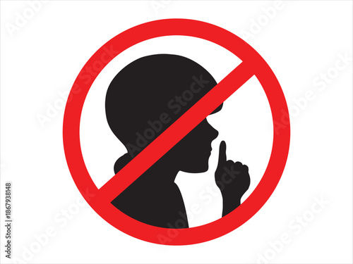 Hand Drawn Do Not Disturb Sign Illustration
