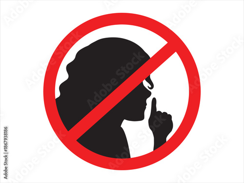 Do Not Disturb Sign Clip Art Illustration
