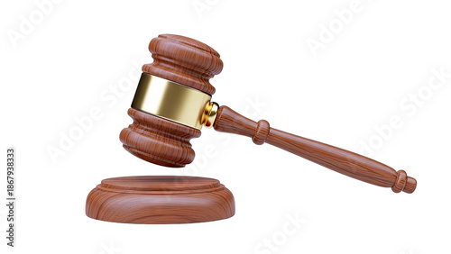 Wooden Gavel and Sounding Block