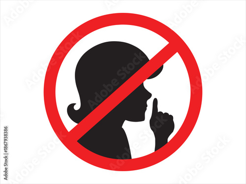 Do Not Disturb Sign Clip Art Illustration
