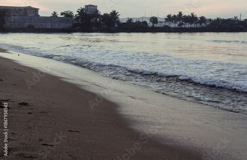 beach in the morning