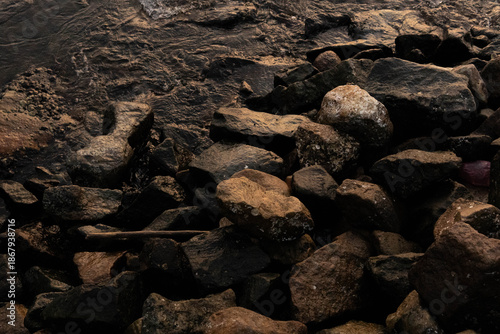 stones on the beach