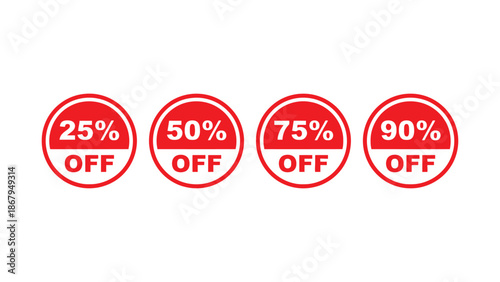 Discount labels for sales and promotions online