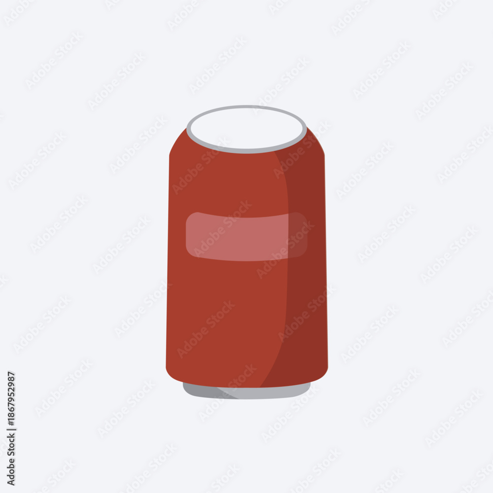 Fototapeta premium Soda Can Vector Illustration