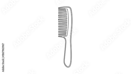 Modern Hair Styling Comb for Detangling and Smoothing Hair