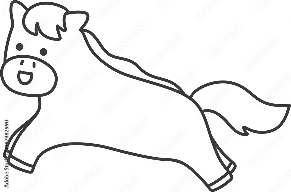 Obraz premium A horse