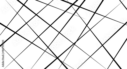 Random chaotic lines abstract geometric patterns of modern design. Random geometric line pattern on a transparent background. 
