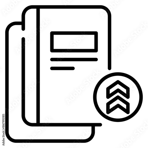 Book Line Icon