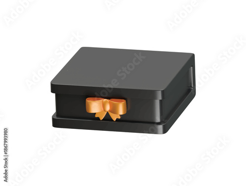 magnetic rigid gift box icon 3d illustration render