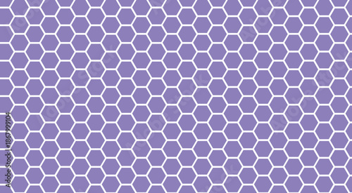 purple color honey hexagonal cells seamless texture. Mosaic or speaker fabric shape pattern. 