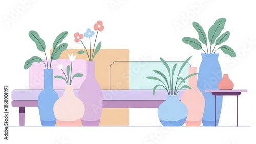 Elegant Pastel Decor Scene