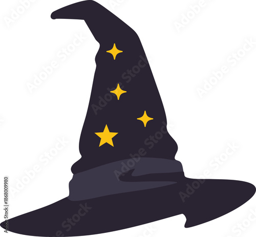 Wizard hat with stars