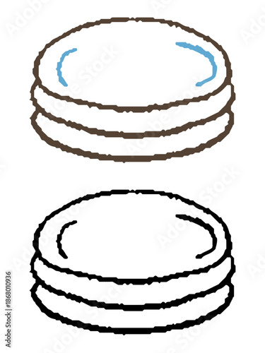 積み重なったお皿