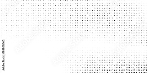 Mesh dots gradation pattern. Dotted halftone gradient texture. Vanishing polka dot modern abstract