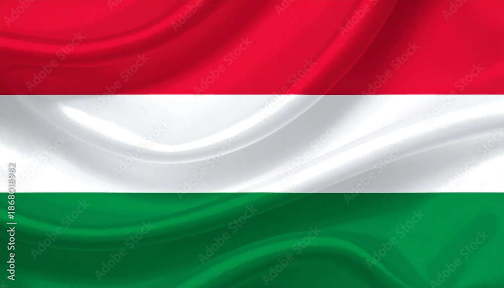 Obraz premium Flag of Hungary