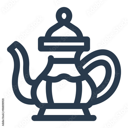 Traditional dallah Arabic coffee pot from Kuwait