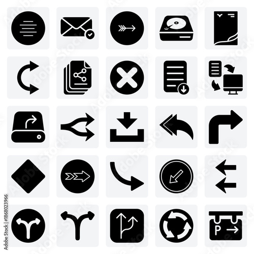 User Interface For File And Text Handling – Hard Drive Storage, Document Alignment, And Navigation Arrows For Ui Design