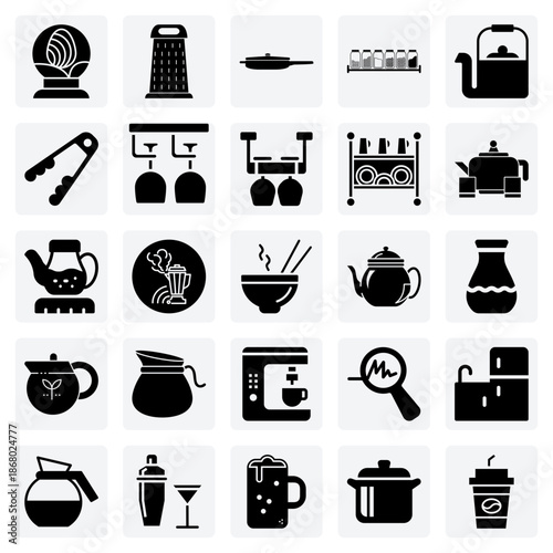 Home Cooking And Kitchen Accessories – Essential Utensils Like A Grater, Tongs, And Pan For Culinary Guides.