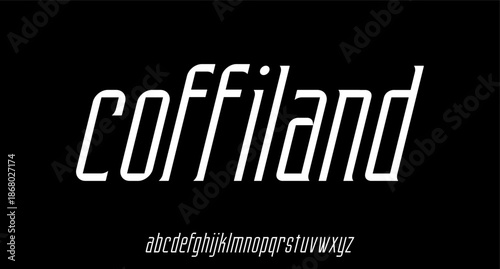 vintage luxury modern font alphabetical vector set	
