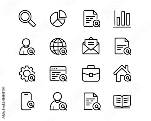 Business Icons Set for Quality Assurance