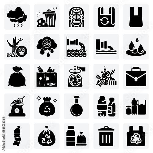 The Health Impacts Of Pollution – Conjunctivitis From Smog And Hazards From Waste Water For Public Health Infographics.