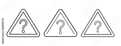 Free Download Question mark warning signs icon for query, help, unknown, caution - GFXLoad