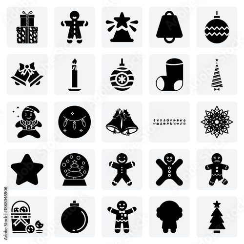 Traditional Christmas Tree Ornaments And Gifting – Stars, Baubles, And Presents For Classic Holiday Marketing And Branding