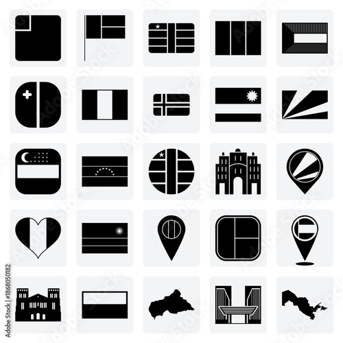 Patriotic National Emblems – Featuring The Flags Of Venezuela, Malta, And Kuwait For Governmental And Diplomatic Projects