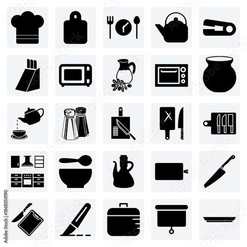 Essential Culinary Tools And Ingredients – Knives, Pots, And Olive Oil For Professional And Home Cooking Concepts