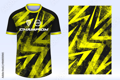 Soccer sport shirt jersey design template